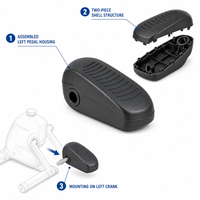 Coque moulée par injection plastique personnalisée en PP, usine OEM pour vélos à pédales sous table
