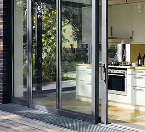 <span class=keywords><strong>Porte</strong></span> coulissante élévatrice à cadre étroit, moderne, pour extérieur, avec grande vue, pour balcon, portes coulissantes élévatrices NFRC - Product Image 3