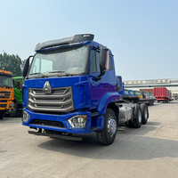 Camion Tracteur Sino Truck Howo NX 400 Ch 6x4 LHD RHD Neuf Occasion 10 Roues Hohan 371 380 Ch Camion Remorqueur Diesel Euro 2 Volant à Gauche