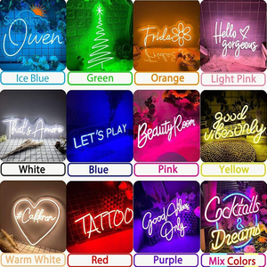 免费设计紫外印刷定制公司标志水烟霓虹灯发光二极管霓虹灯水烟酒吧窗户装饰烟雾店墙壁装饰 - Product Image 3