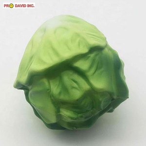 Vente chaude Boule anti-stress en forme de laitue romaine en PU personnalisée avec couleur personnalisée Jouet promotionnel certifié sécurité - Product Image 5