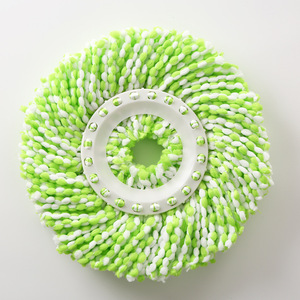 Cabezal de fregona de microfibra DS2019 con acero para fregona giratoria, almohadillas de algodón giratorias, paño de repuesto para limpiar el suelo y escurrir, para lavar. - Product Image 5
