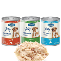 FAENBEI Nourriture en conserve pour chiens et chats 400g Gelée Aliments humides Friandises pour animaux de compagnie Nourriture en conserve pour chiens et chats