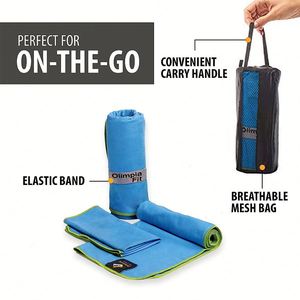 ออกแบบโลโก้ตามสั่ง พิมพ์ลายผ้าขนหนูผ้าฝ้ายทอหลากสี พร้อมแถบยางยืด สำหรับใช้ในกีฬาและฟิตเนส แห้งเร็ว เป็นมิตรกับสิ่งแวดล้อม เหมาะสำหรับเป็นของขวัญ - Product Image 2