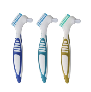 Ensemble <span class=keywords><strong>de</strong></span> brosses à dents manuelles double face pour prothèses dentaires, poils <span class=keywords><strong>en</strong></span> nylon doux, <span class=keywords><strong>en</strong></span> plastique, certifié CE, garantie 5 ans - Product Image 1