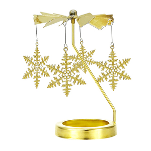 Gold rotierende Kerzenhalter Spinning <span class=keywords><strong>Rotary</strong></span> Tee licht steht Home Hochzeits dekoration Metall Kerzenhalter Großhandel - Product Image 1