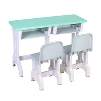 Meubles d'école pour enfants, bureau et chaise en plastique pour enfants, tables et chaises pour élèves de maternelle et d'école primaire