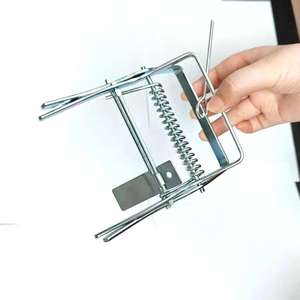 Piège à taupes et à rats en métal massif, en acier galvanisé, pour tuer les souris, pour le jardin extérieur, la pelouse, lutte antiparasitaire, facile à installer, accessoire - Product Image 5