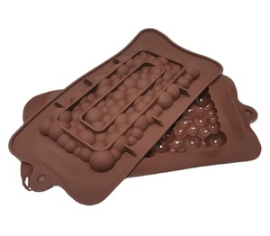 Khuôn Nhựa Silicone Thiết Kế Mới Khuôn Kẹo Silicone Thực Phẩm Dụng Cụ Trang Trí Bánh Khuôn Sô Cô La 3d - Product Image 1