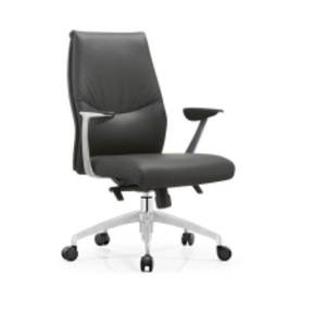 Chaise de bureau en cuir moderne et confortable avec accoudoirs et dossier 37731-A116 37731-B116 37731-D116 - Product Image 4