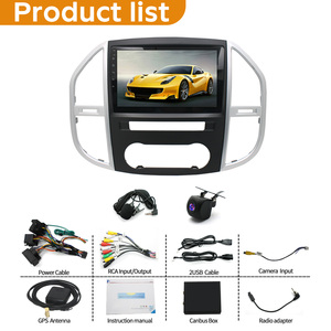 Estéreo para Auto para <span class=keywords><strong>Mercedes</strong></span>-Benz <span class=keywords><strong>Vito</strong></span> 2018, Radio Android con CarPlay, Pantalla de 10 Pulgadas, FM/RDS, Wifi, SWC, Mirror Link + Cámara de Reversa AHD - Product Image 6