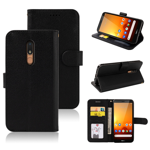 Full Cover Protective Mobile Phone Leather Case for Nokia 8.3 7.2  6.2 3.4 2.3 C1 C2 C3