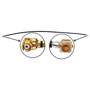 Suministro de fábrica: Conector U.FL macho a conector U.FL MHF1 hembra para cable de extensión RF de 1.37 mm, conjunto de cable de antena tipo pigtail en stock - Product Image 1