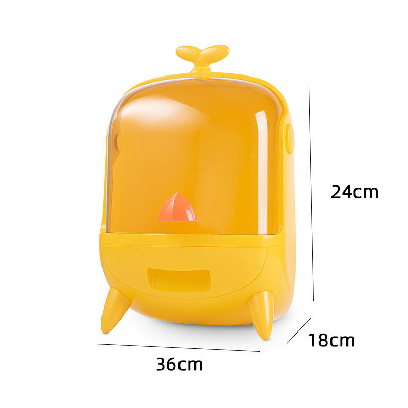5275 Jolie boîte de rangement, petite taille [Jaune]