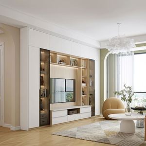 Luxury <b>TV</b> <b>Stand</b> Cabinet <b>Wall</b> Unit Modern Design <b>for</b> Living Room Furniture with Integrated Storage Solutions - Product Image 2