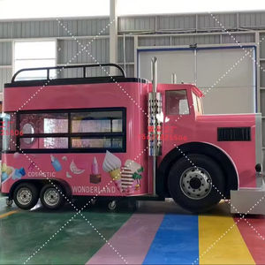 Camion de restauration mobile en acier inoxydable sur mesure, coût d'usine, avec alimentation intégrée pour la vente de glaces et de snacks aux attractions touristiques - Product Image 2