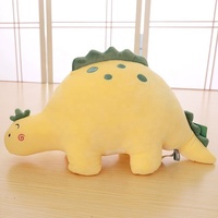 Peluche dinosaure lestée en gros à prix abordable, personnalisable, jouet doudou en peluche dinosaure