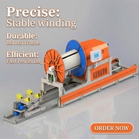 Machine automatique de rembobinage de fil, tige en aluminium de qualité EC pour équipement de fabrication de câbles, 150 m/min, 9,5 mm-15 mm