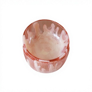 Bol de service en résine fait main de style contemporain, de luxe exigeant, pour table à manger, accessoires de cuisine pour la maison, qualité export - Product Image 1
