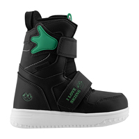 Bottes de snowboard pour enfants en gros Velcro de style grenouille | Stock prêt Livraison rapide | Design et logo personnalisés disponibles