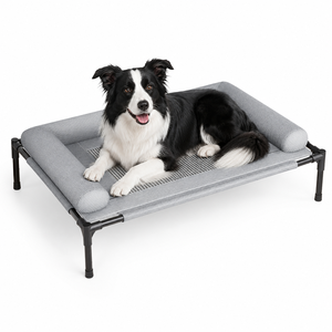 Lit de camping pour animaux de compagnie toutes saisons, zone de couchage lavable pour chien, lit pour chat, niche portable pour chien d'extérieur - Product Image 1