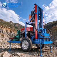 Machine de forage de puits d'eau à moteur Changchai, engin hydraulique diesel pour puits domestiques, approvisionnement agricole et travaux de construction
