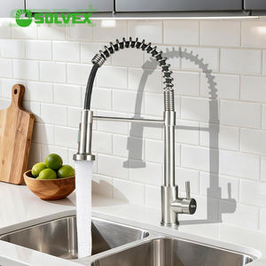 <span class=keywords><strong>Robinet</strong></span> de <span class=keywords><strong>cuisine</strong></span> en acier inoxydable SOLVEX, mitigeur à poignée unique, douchette extractible, commande thermostatique, cartouche céramique, 2 fonctions, hôtel - Product Image 6