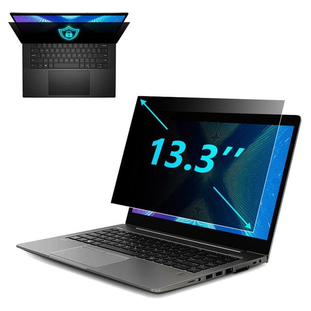 Factory Anti Glare Privacy Screen Anti Blue Light Easy Installation Privacy Filter Screen Protector for 13.3 Inch