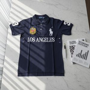 Polo pour homme de haute qualité 100% coton, logo brodé personnalisé, t-shirt décontracté de marque Ralphs, polos de ville Laurens - Product Image 2