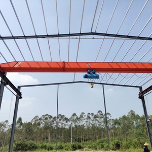 <b>Light</b> Duty 5 Ton Overhead Crane With Electric Wire <b>Rope</b> Hoist Industrial Bridge Crane A5 Class 1 Year Warranty - Product Image 2