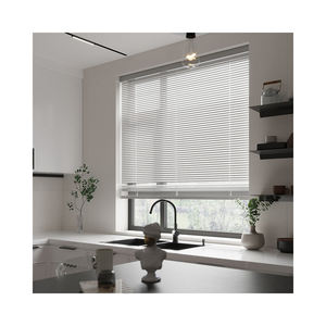 Venta al por mayor de fábrica, persianas venecianas de PVC de 2 pulgadas inalámbricas, persianas de madera falsa de 50mm - Product Image 2