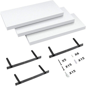 Bohao Wood Products Solid Wood <b>Wall</b> Shelf Rectangle Multifunction <b>Display</b> Storage Freestanding BH-078 - Product Image 3