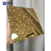 Vintage Mirror Glass Custom Unique Pattern Style Art Decorative Home Antique Wall Glass Mirror Sheet