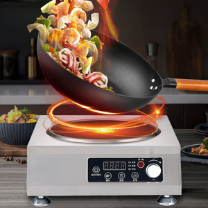 High Power Concave Induction Cooker 3500W Single Burner Digital Display Touchscreen For Home And Commercial Use - Product Image 1