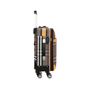 Cuir d'unité centrale de <span class=keywords><strong>Chariot</strong></span> D'affaires De Voyage 4 Spinner Roulettes <span class=keywords><strong>Valise</strong></span> Bagages <span class=keywords><strong>Pour</strong></span> Les Femmes Hommes - Product Image 2