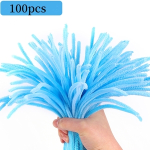 100 piezas creativas de tubo de vástago de chenilla limpiador de tuberías artesanía <span class=keywords><strong>Fuzzy</strong></span> Sticks <span class=keywords><strong>Wire</strong></span> <span class=keywords><strong>Craft</strong></span> para creativo hecho a mano Diy Art <span class=keywords><strong>Craft</strong></span> Project - Product Image 5