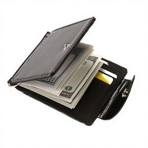 Cartera de Cuero para Hombre de Alta Calidad al por Mayor con Forro de Poliéster, Portátil - Product Image 3