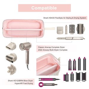 Estuche de Viaje de Estilo Flexible y Amplio para Planchas de Pelo, Rizadores y Accesorios de Secador de Pelo - Product Image 3