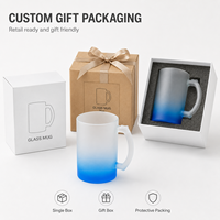 Gobelet en verre personnalisé, écologique, sans BPA, anti-fuite, 12 oz, emballage individuel, livraison rapide mondiale, idéal pour les petites entreprises