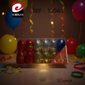 Colorful Ribbon Balls Lazo 12Pcs Party Decoration Set - Product Image 2