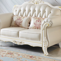 Ensemble de canapés modernes pour salon avec table basse en marbre européen Bjflamingo, ensemble de canapés de luxe
