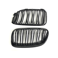 Grille avant noire de qualité supérieure en ABS à double ligne, impression par transfert d'eau, pour BMW Série 3 E92 - Vente en gros directe usine