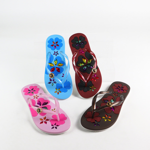 <span class=keywords><strong>Chanclas</strong></span> de Masaje Transpirables Antideslizantes con Diseño Popular Hawaiano Indio, Ligeras y de Punta Abierta para <span class=keywords><strong>Mujer</strong></span>, Primavera Otoño Interior - Product Image 4
