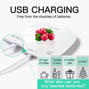 Affichage LCD de cuisine numérique intelligent Bluetooth en verre trempé ABS pour mesurer les <span class=keywords><strong>calories</strong></span> nutritionnelles des aliments App Record Coffee Nutrition - Product Image 2