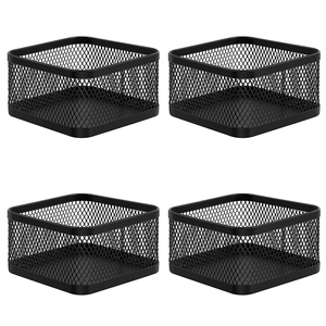 Organisateur de trombone de bureau en maille distributeur et organisateur de support de pince de reliure de bureau pour papiers - Product Image 1