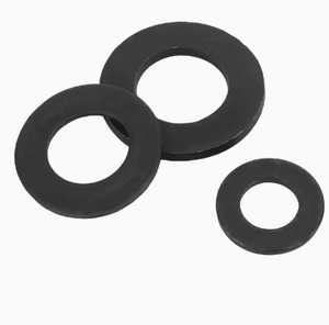 Chất lượng cao m6 nhựa màu đen phẳng máy giặt M2-M20 2 mét 125 DIN vật liệu thép trắng và đen Nylon Đồng <span class=keywords><strong>b</strong></span>ằng máy giặt - Product Image 3