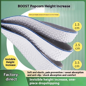แผ่นรองใ<span class=keywords><strong>น</strong></span>รองเท้าใส่ผมพื้นในรองเท้าแบบ<span class=keywords><strong>น</strong></span>ุ่มดูดซับแรงกระแทกแบบเจ็ดชิ้<span class=keywords><strong>น</strong></span>ที่มองไม่เห็<span class=keywords><strong>น</strong></span>ทำจากป๊อปคอร์น - Product Image 2