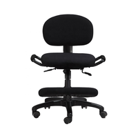 Chaise de bureau ergonomique pivotante à hauteur réglable en tissu moderne de haute qualité, design le plus populaire 2025, base en nylon DIN 4550