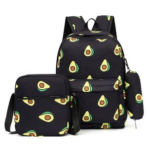Sac à dos scolaire pour filles, grande capacité, imperméable, en nylon, avec impression de dessins animés personnalisés OEM ODM - Product Image 4