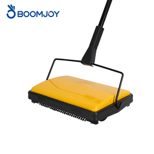 Escoba manual no eléctrica para múltiples superficies con cepillo de PP y cerdas para eliminar pelo de mascotas de alfombras y suelos del hogar - Product Image 1